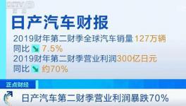 日产汽车第二季度营业利润下降70%将裁员1万多人