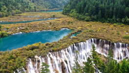 九寨沟景区灾后恢复重建推进和试运行情况 现将对散客旅游开放