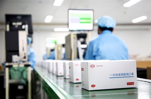 比亚迪今天将在中国推出更多平价口罩每个不超过25元