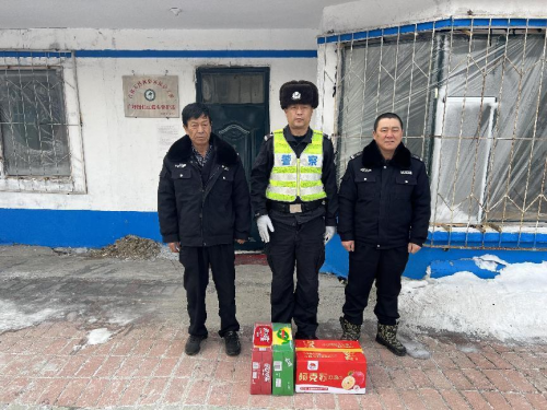 延边边境管理支队双目峰边境检查站开展走访慰问活动