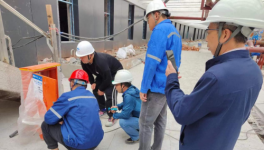 中国二冶四川分公司宜宾二医院项目举行震后专项大检查
